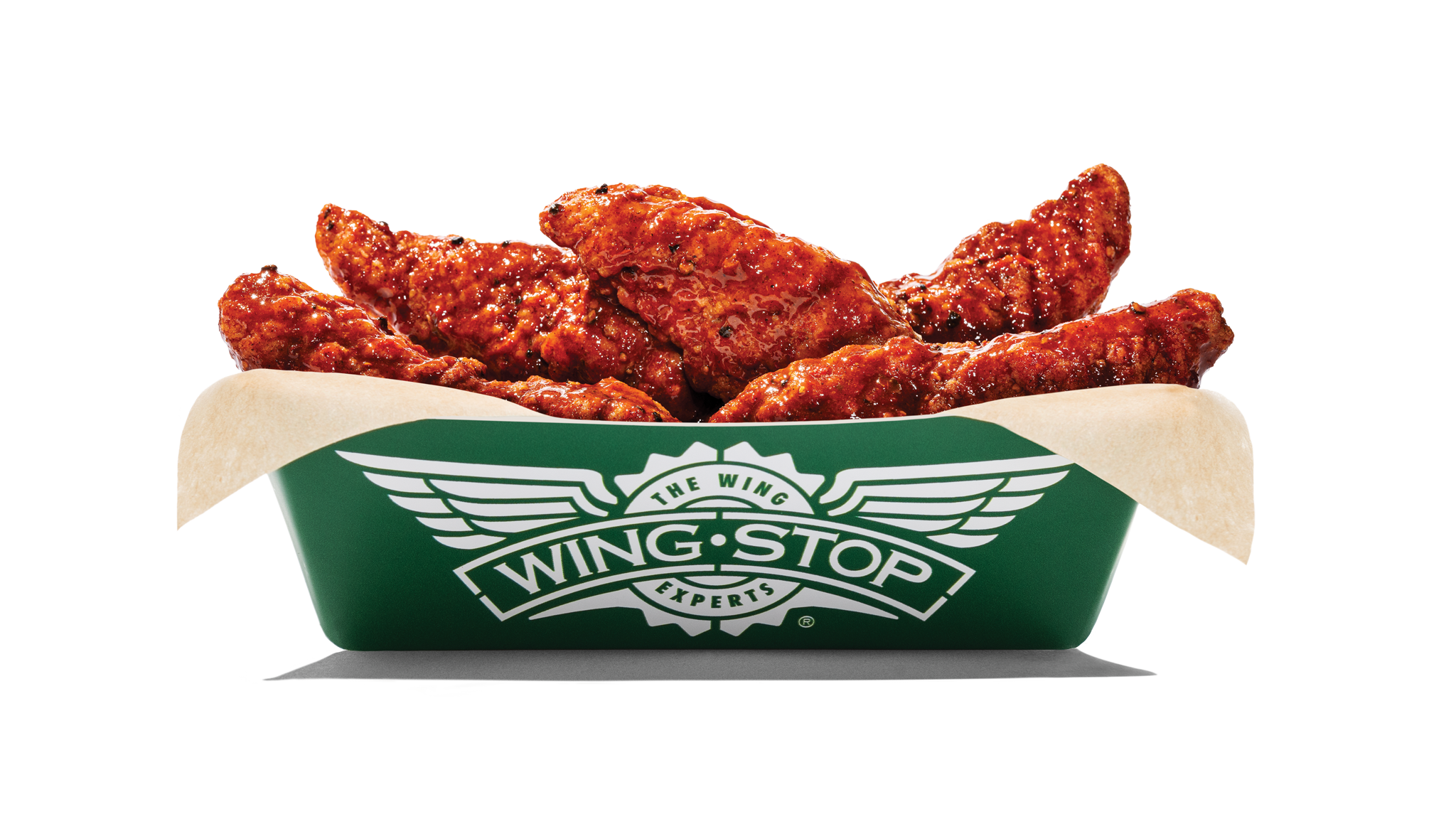 7 of our Crispy Tenders with up to 2 flavors and 2 dips