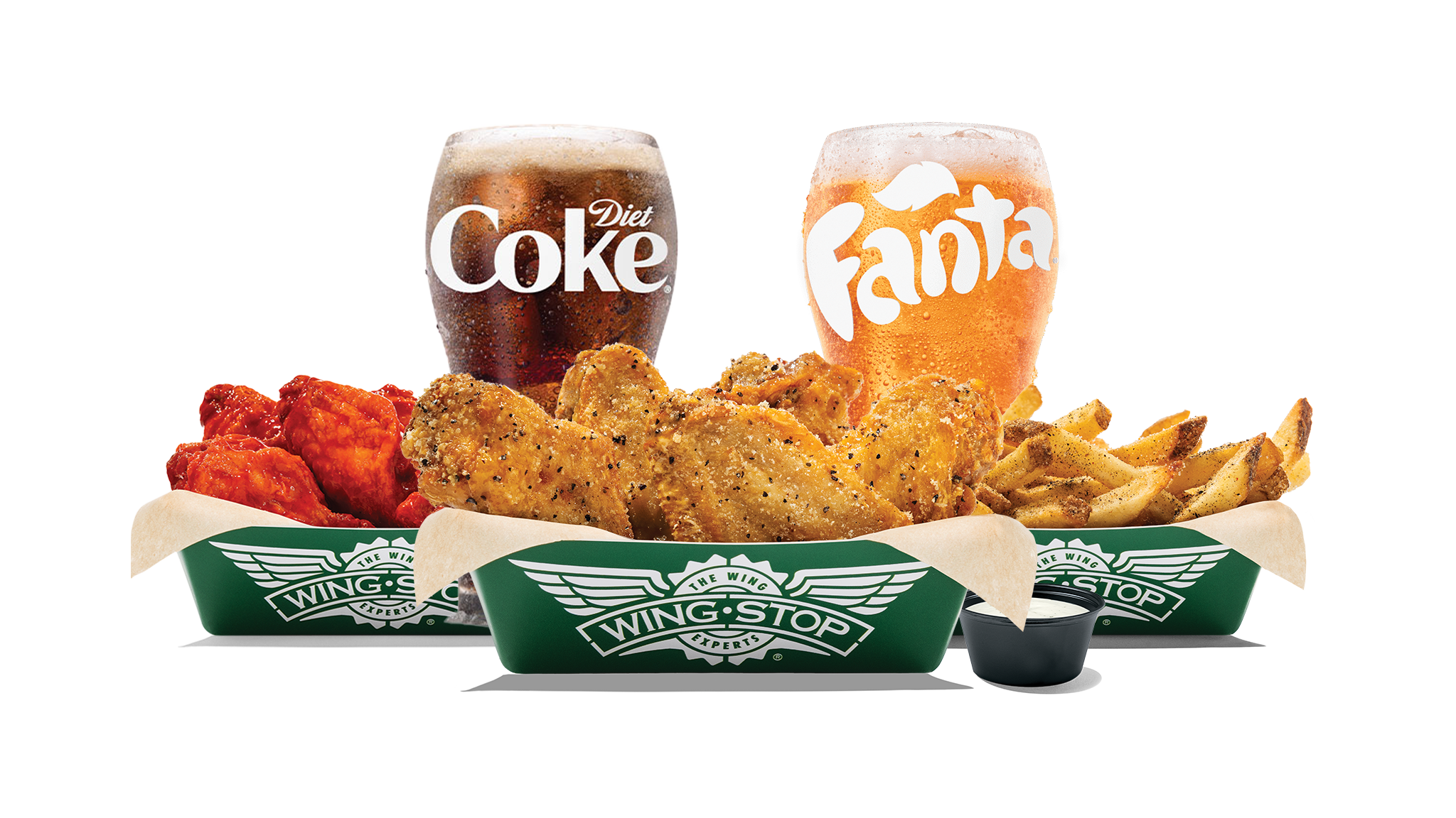 15 Boneless or Classic (Bone-In) wings with up to 2 flavors, large fries or veggie sticks, 2 dips and 2 20oz drinks